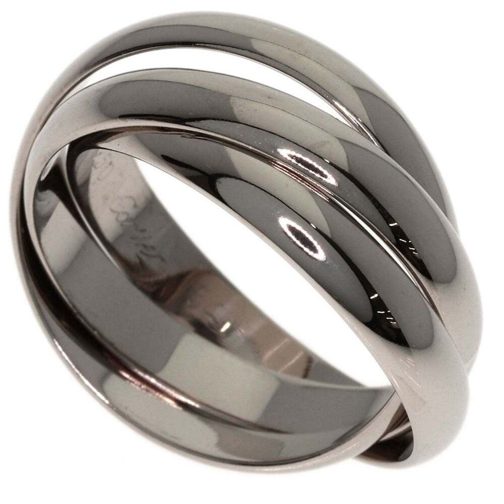 CARTIER 18k Silver Trinity Ring #54
